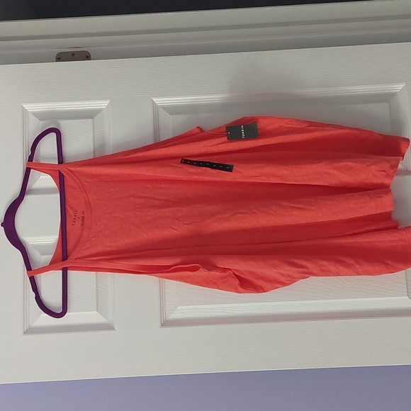NWT Torrid High Neck Coral Tank 5x - Picture 3 of 8
